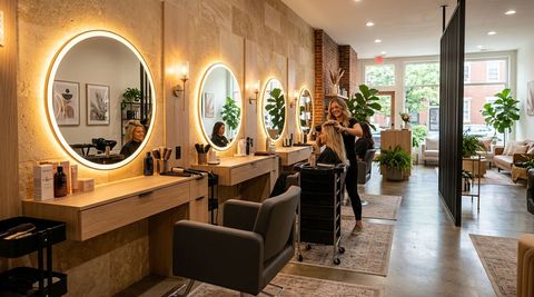 Illustration of Stephanie's Beauty Salon, beauty salon in Camden, NJ